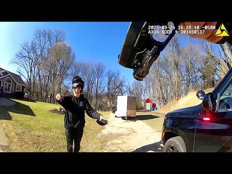 Motorcycle Rider Escapes Cops, But Picks the Wrong House to Hide