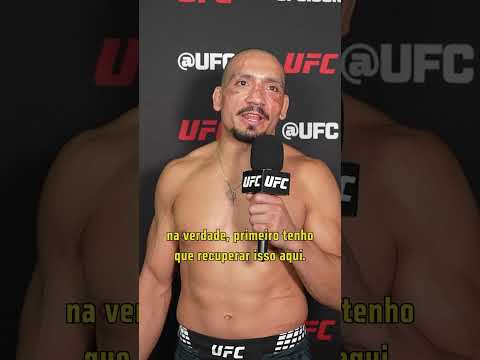 O Carlos Leal 🇧🇷 deu o seu recado: ele quer ser forjado como os antigos campeões eram! #UFCHouston