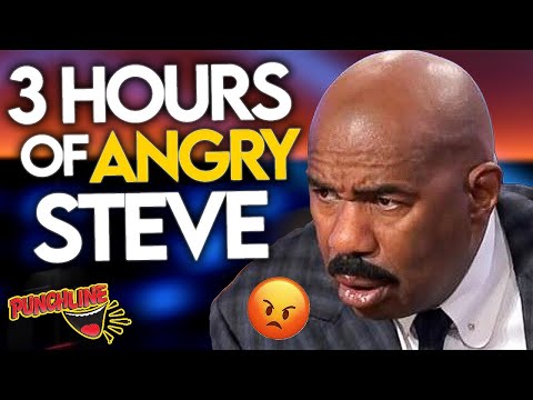 3 Hours Of ANGRY Steve Harvey! Family Feud Marathon!