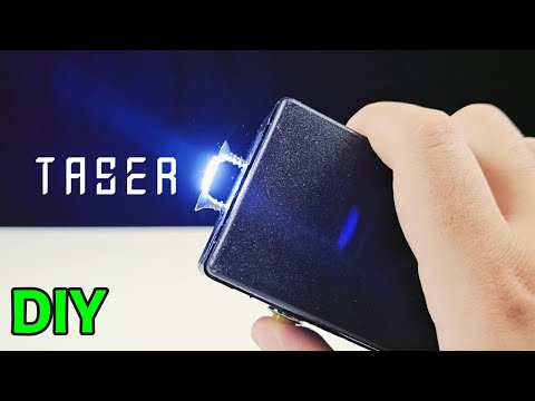 DIY 40000V Pocket Self-Defense Taser! - Build a Mini handheld HV Pulse Generator!