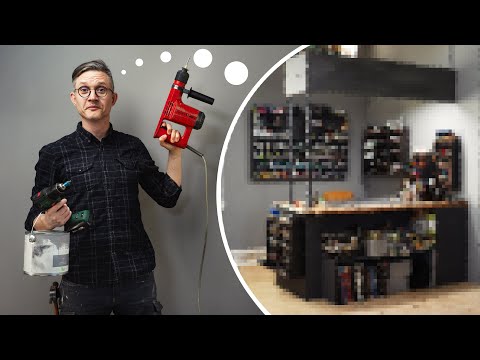 Building my Dream mini painting YouTube studio