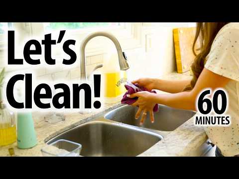 🫧 Let's Clean Together! ✨ 1 HOUR of CLEANING MOTIVATION & ADVICE!