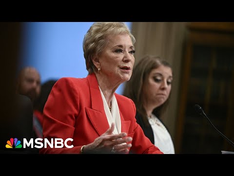 LIVE: Education Secy Linda McMahon testifies at Senate hearing