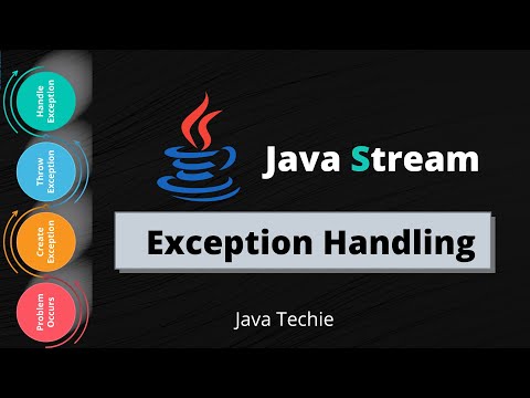 Java 8 Streams | Exception Handling Mechanism | lambda | JavaTechie