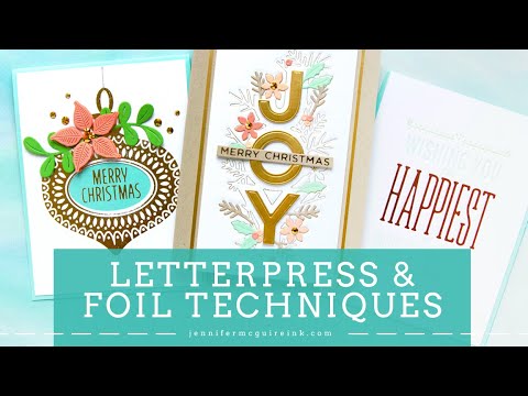 Letterpress and Foiling Techniques