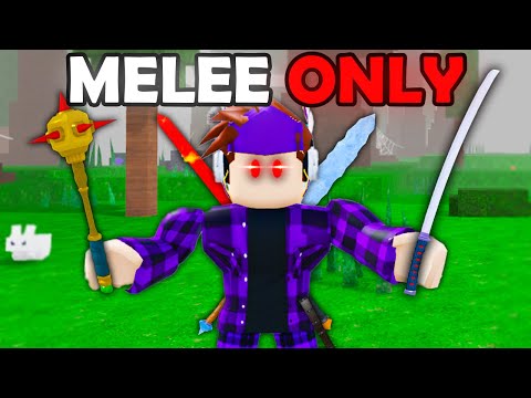 99 Nights But I Can ONLY Use MELEE WEAPONS