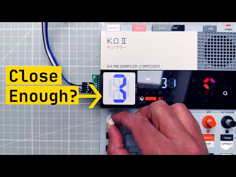 3D printed 7-segment display - i.e.-  I made Teenage Engineering display at home