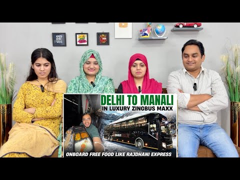 Luxury VOLVO 9600 With Free Food😋 | Delhi To Manali Zingbus Max | Delhi To Manali Vlog By Bus