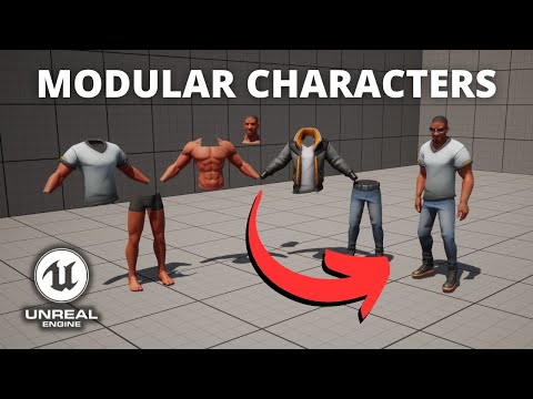How to Make Modular Characters with Body Parts in Unreal Engine 5 - Leader Pose Component