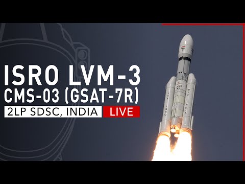 ISRO Launches CMS-03; India's Heaviest Satellite Yet on LVM3
