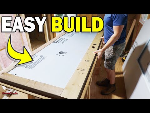 NO SAG VERY STRONG DOOR - Build an Insulated Shed Door (20x30 shop)