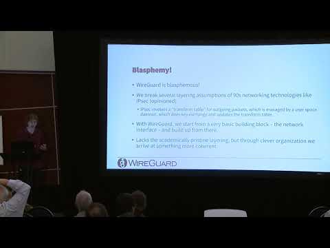 LPC2018 - WireGuard: Next-Generation Secure Kernel Network Tunnel
