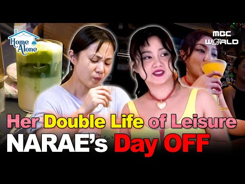 [Sub] Narae's Day: Fangirling ATEEZ with Matcha at Home & Sipping Cocktails in Itaewon #PARKNARAE