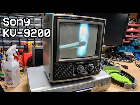 A very used up (and broken) Sony Trinitron from 1976