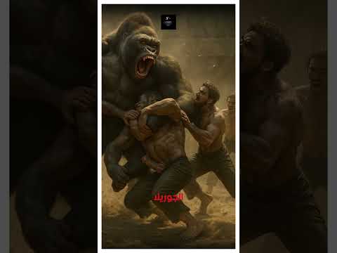 100 رجل ضد غوريلا واحدة من سيفوز #100_إنسان_ضد_غوريلا #حيوانات