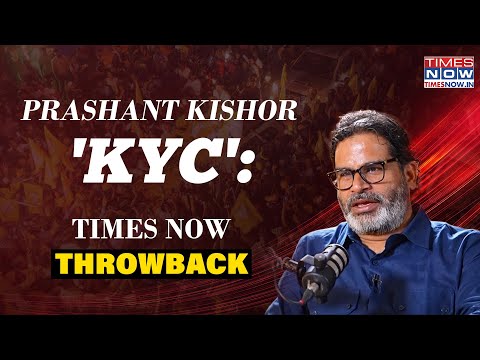Watch Prashant Kishor's Pre-Poll Interview As Bihar Votes: Know Your Netas| Times Now Throwback