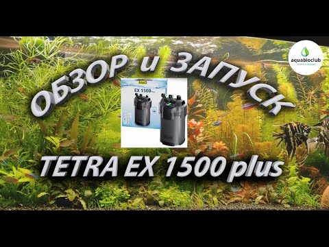 Review and launch of the external filter TETRA EX 1500 plus.