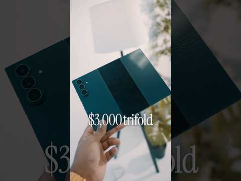 Samsung's $3,000 Trifold Phone Sells Out Instantly! #trifold #samsungtrifold #samsung