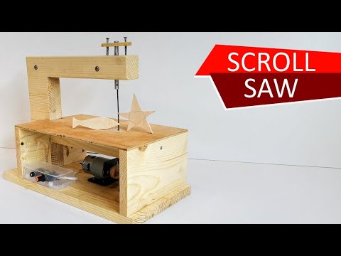 How to make SCROLL SAW machine with your hands at home? | 775 motor