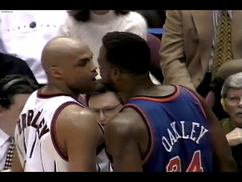 When Charles Barkley Destroyed Charles Oakley - Knicks @ Rockets January 1997