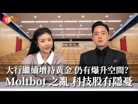 大行繼續買黃金 爆升空間隨時再一波？Moltbot火熱誕生 科技股有爆破隱憂？#經濟前James