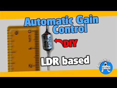 Automatic Gain Control with your own LDR #electronics