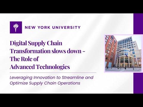 Digital Supply Chain Transformation - The Role of Advanced Technologies