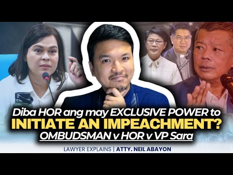 Ombudsman, pwede i-INVESTIGATE si VP Sara na Impeachable Officer? #LawyerExplains #AttorNEIL