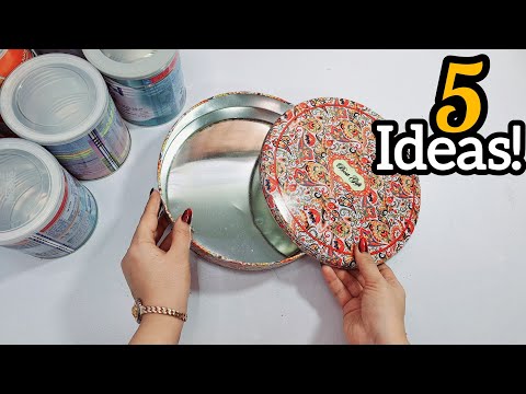 Stop throwing away tin cans / 5 incredible ideas from tin cans/recycling tin cans