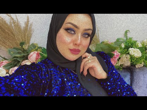 ميكب ع فستان ازرق زهري💙 ف خطوتين بس اسهل طريقه لدمج الايشادو للمبتدئين 💋