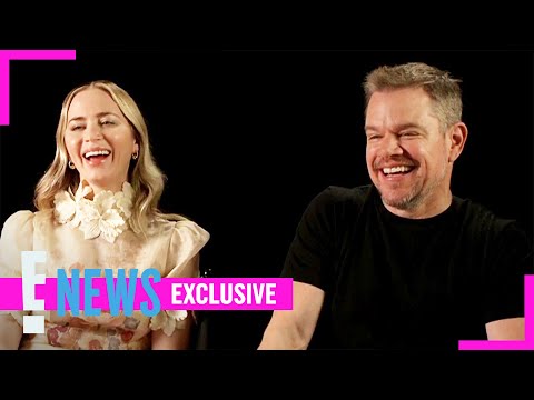 Matt Damon & Emily Blunt Reveal Their Daughters' CLOSE Bond | E! News