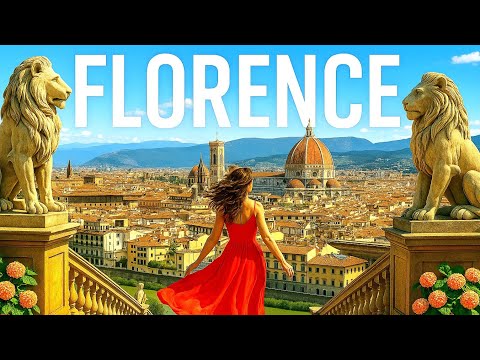 ITALY 🇮🇹 Florence 2025 – ❤️ The Heart of Tuscany 4K Video with Captions