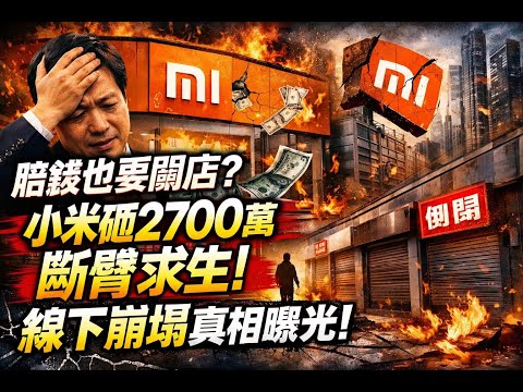 赔钱也要关店？小米自掏2700万“断臂求生”的背后，是雷军不敢说的“线下崩塌”真相！#汽车 #小米su7 #雷军 #小米汽车