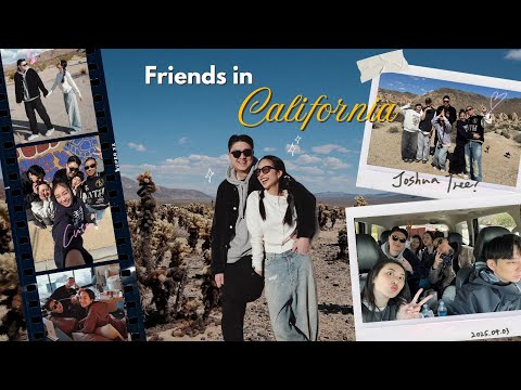 加州日記🍔三對情侶同居13天實況！夢幻沙漠公路旅行🌵老公30歲生日🎂開箱超美airbnb✨