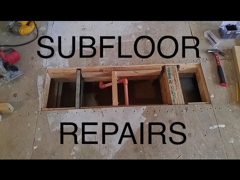 DIY: Damaged Plywood Subfloor Repair/Patch
