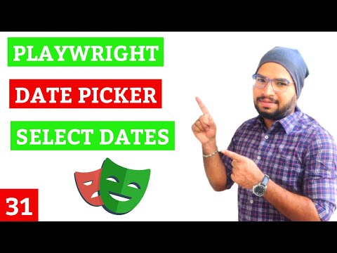 Playwright #31 Date Picker in Playwright Automation | Select Date