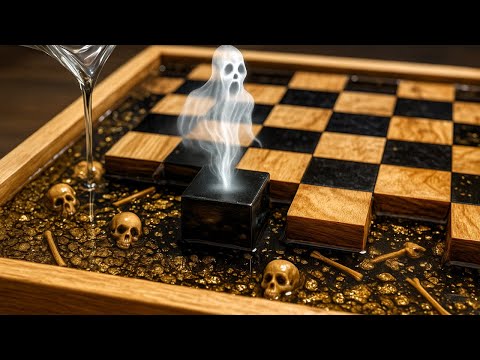 Ghosts of the Golden Board | Chess Set made with Bambu Lab X1C Combo
