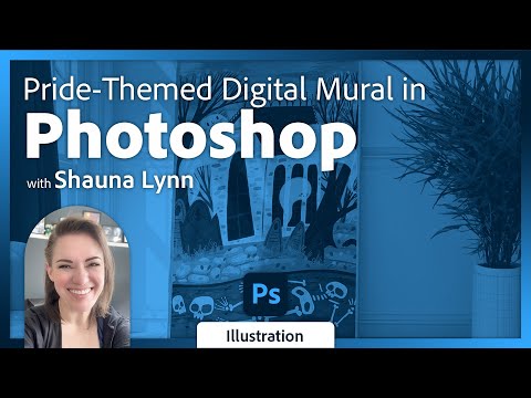 Creating a Pride-Themed Digital Mural in Photoshop with Shauna Lynn