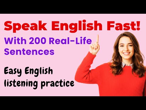Speak English Fast! | Practice These 200 Real-Life Sentences Now | Slow English Podcast