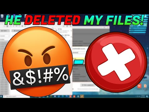 Mad scammer DELETED my files after I WIPE his PC!