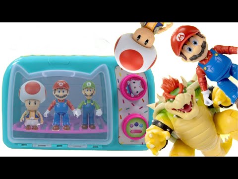 The Super Mario Bros Movie Magic Microwave with Bowser and Toad