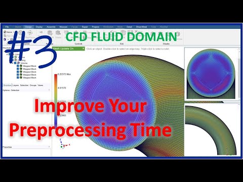 ANSYS SpaceClaim: Meshing | How to generate a high quality mesh for fluid flow through pipe elbow