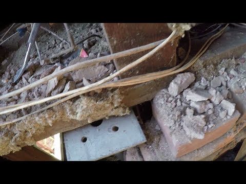 Pulling down chimney-from start to finish