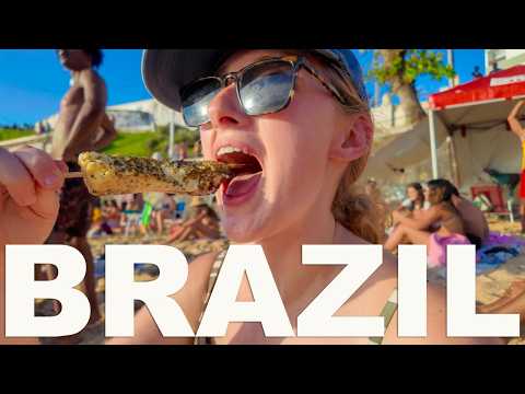 We Love Brazilian Food! GIANT Afro-Brazilian Food Tour in Salvador de Bahia 🇧🇷