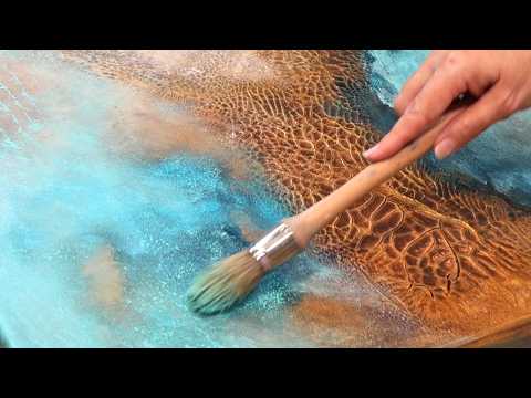 Textured and Timeless - My First Time Using CRACKLE Paste!