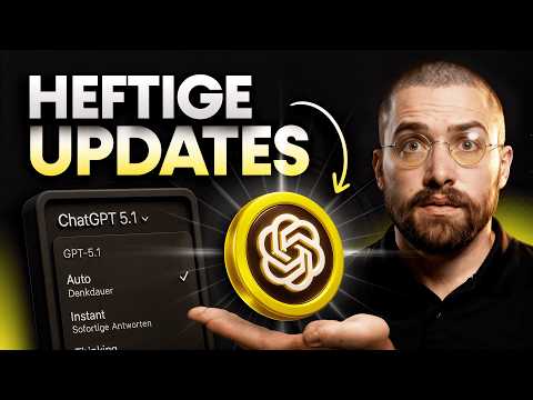 Krass: Das kann das GPT-5.1 wirklich & 10 weitere neue Funktionen! (KI Use Cases)