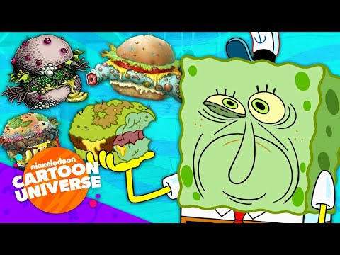 50 DIFFERENT Types of Krabby Patties! 🍔 | SpongeBob | Nicktoons
