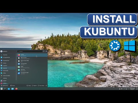 How To Install Kubuntu Without USB Drive | Dual Boot With Windows | UEFI