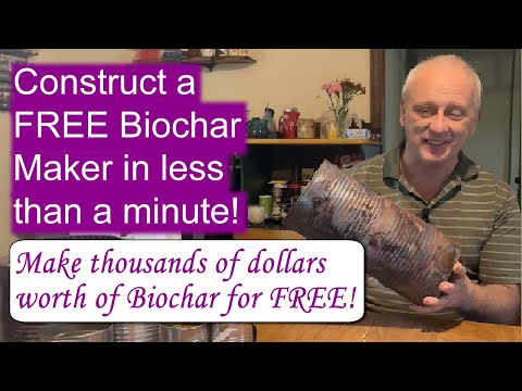 How to make a FREE Biochar Retort (in less than a minute!)