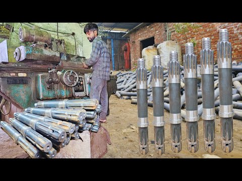 "The Making of a Rotavator PTO Shaft: Factory Process Unveiled"